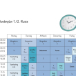 Neue Stundenpläne für das Schuljahr 2023-24